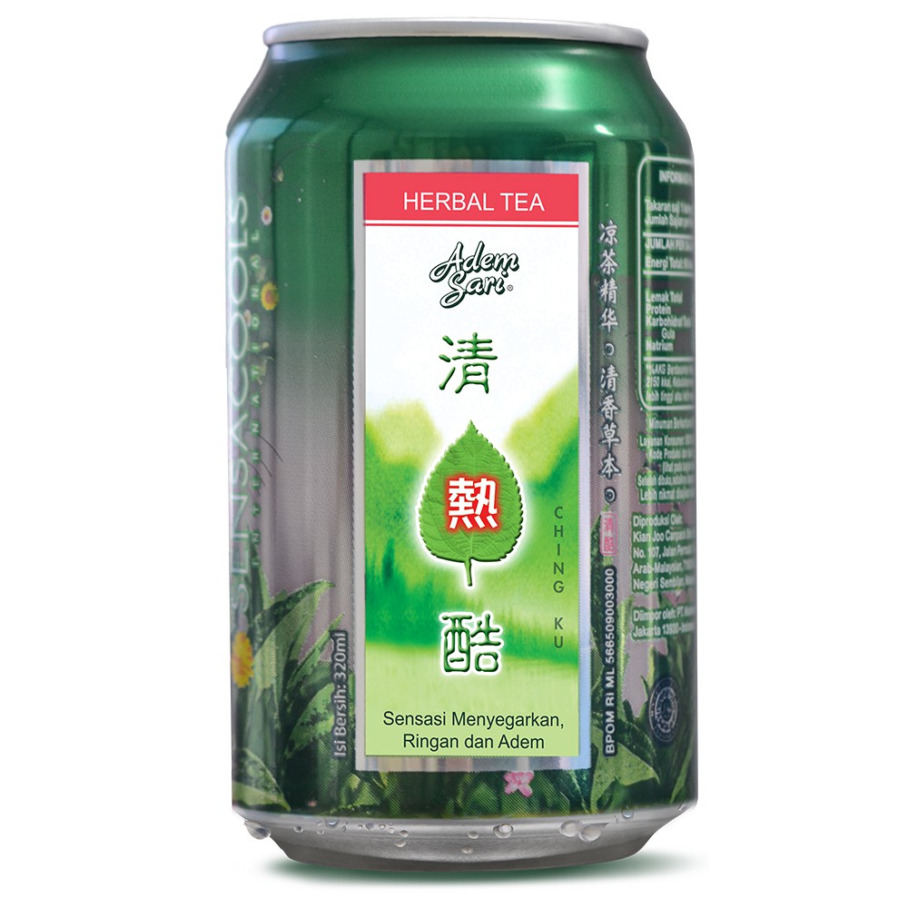 Adem Sari Ching Ku Herbal Tea 325ml 3 Pcs Shopee Indonesia