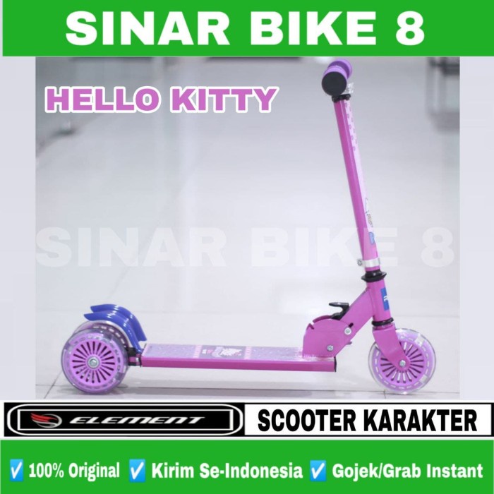 Scooter / Skuter Anak Karakter ELEMENT RMB Roda 2 dan Roda 3