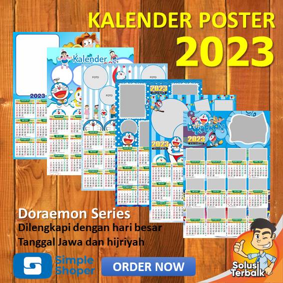 

Kalender Poster Satu Lembar Doraemon Series