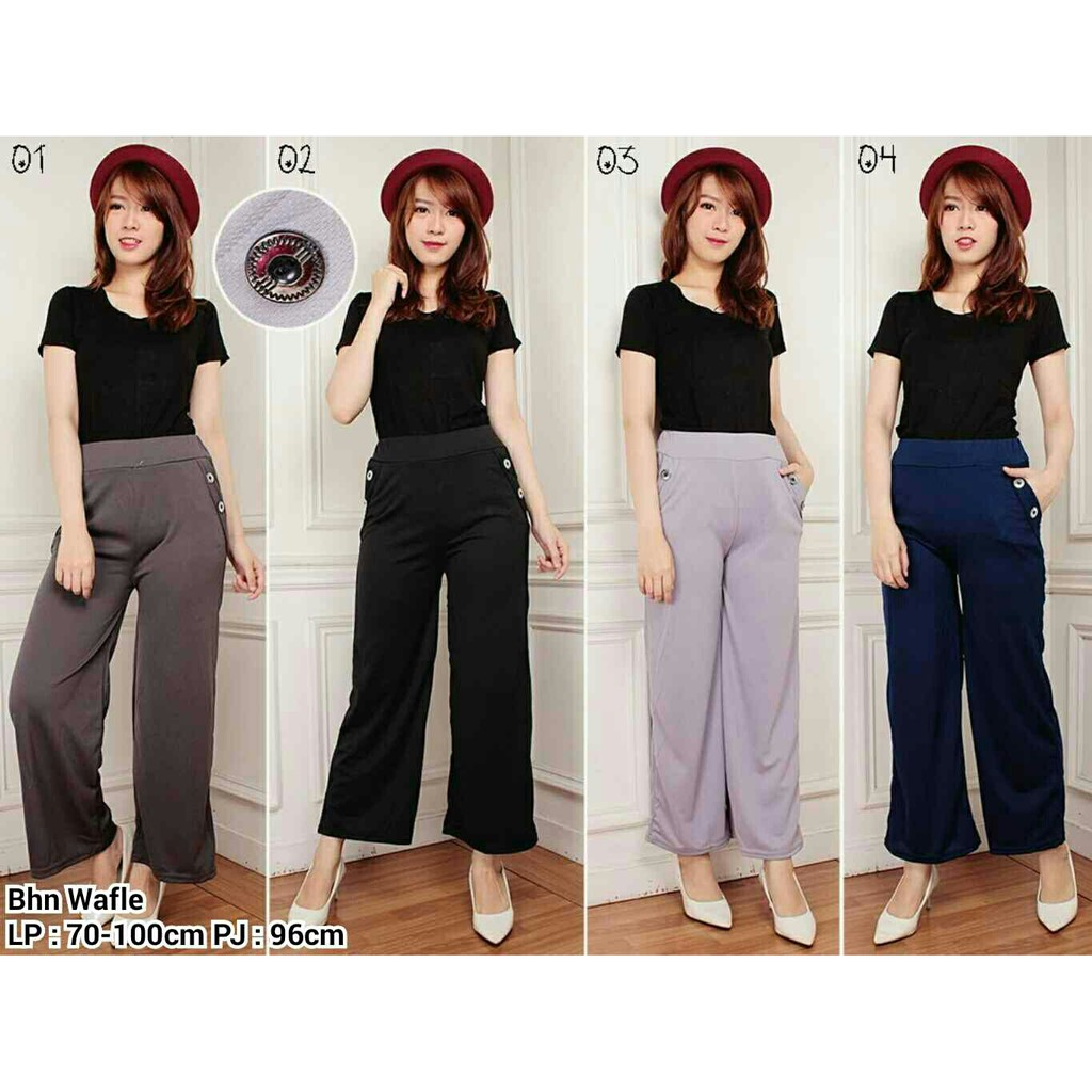 SB Collection Celana Panjang Rensy Kulor Longpants Casual Wanita