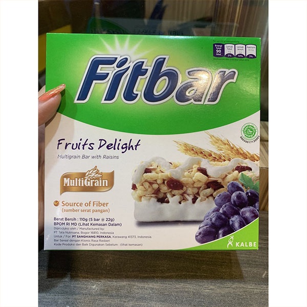 Fitbar Multigrain 2 Box Isi 10 Pcs Snack Cemilan Sehat All Varian