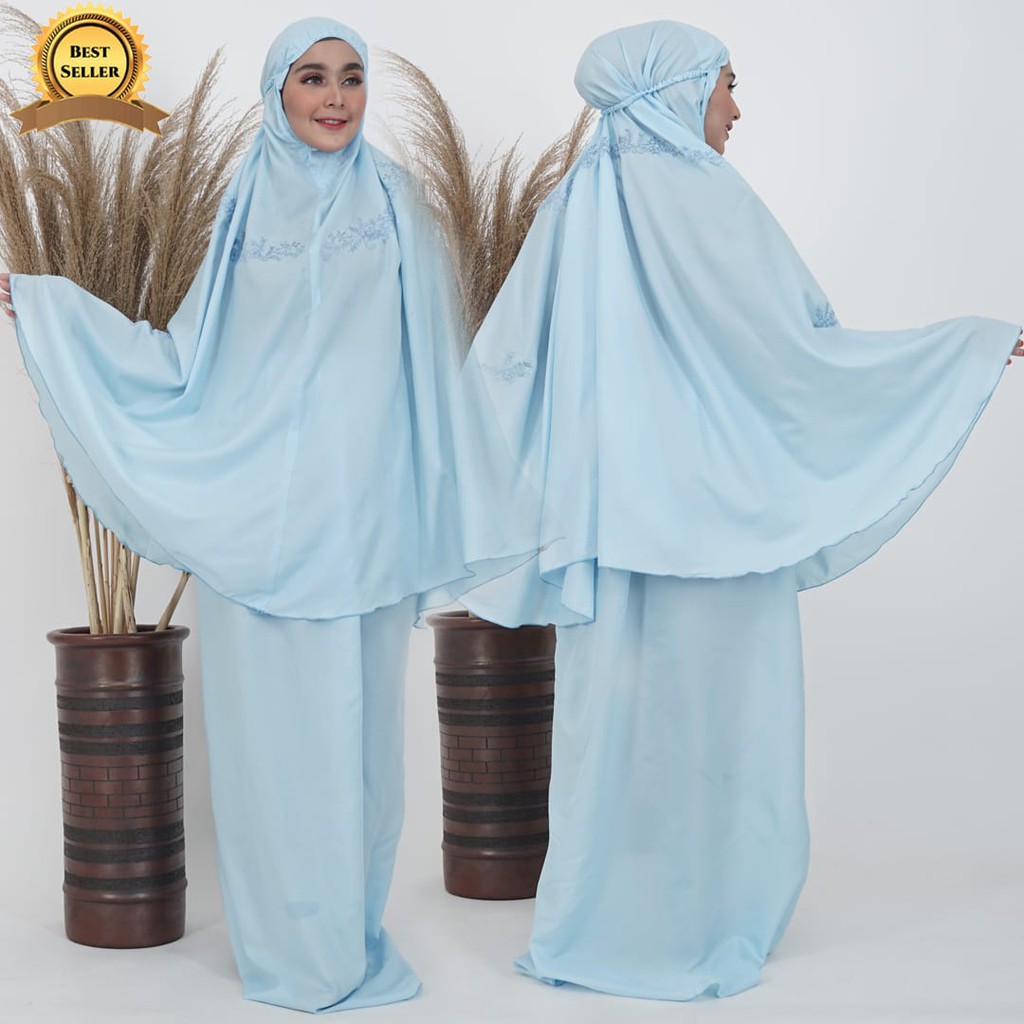 MUKENA BORDIR WARNA ALESYA MUSLIM/MUKENA BORDIR  ALESYA WARNA BISA BAYAR DITEMPAT/COD