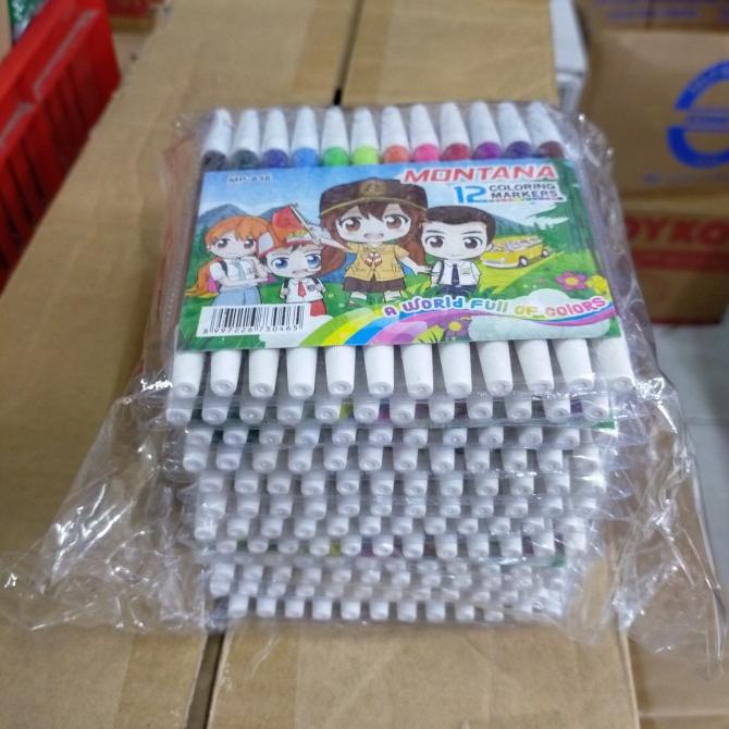 

Spidol 12 Warna Montana (12 Set)
