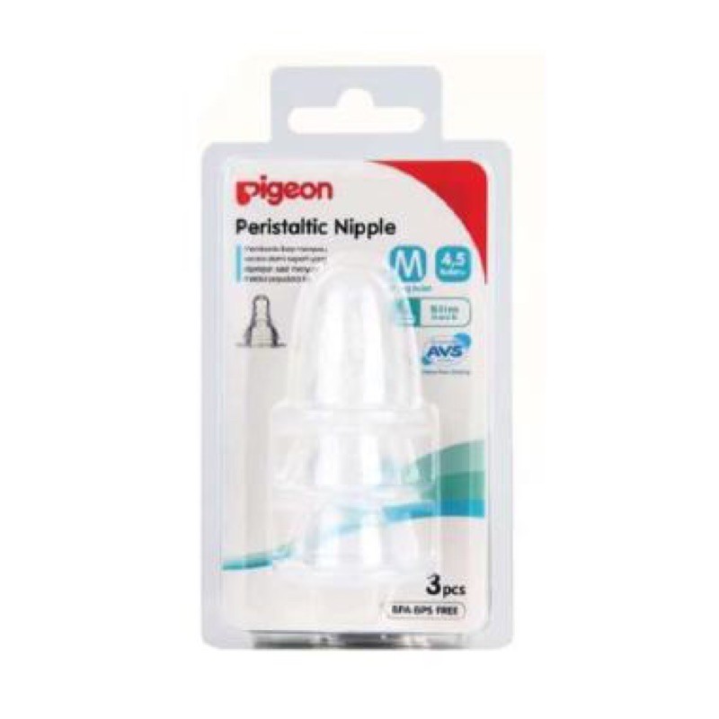 Pigeon Peristaltic Nipple 3 pcs