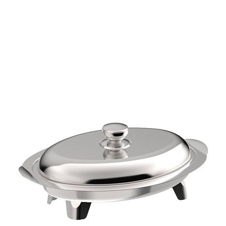 Wadah Saji Prasmanan Oval Stainless Cookville / Serving Dish Oval