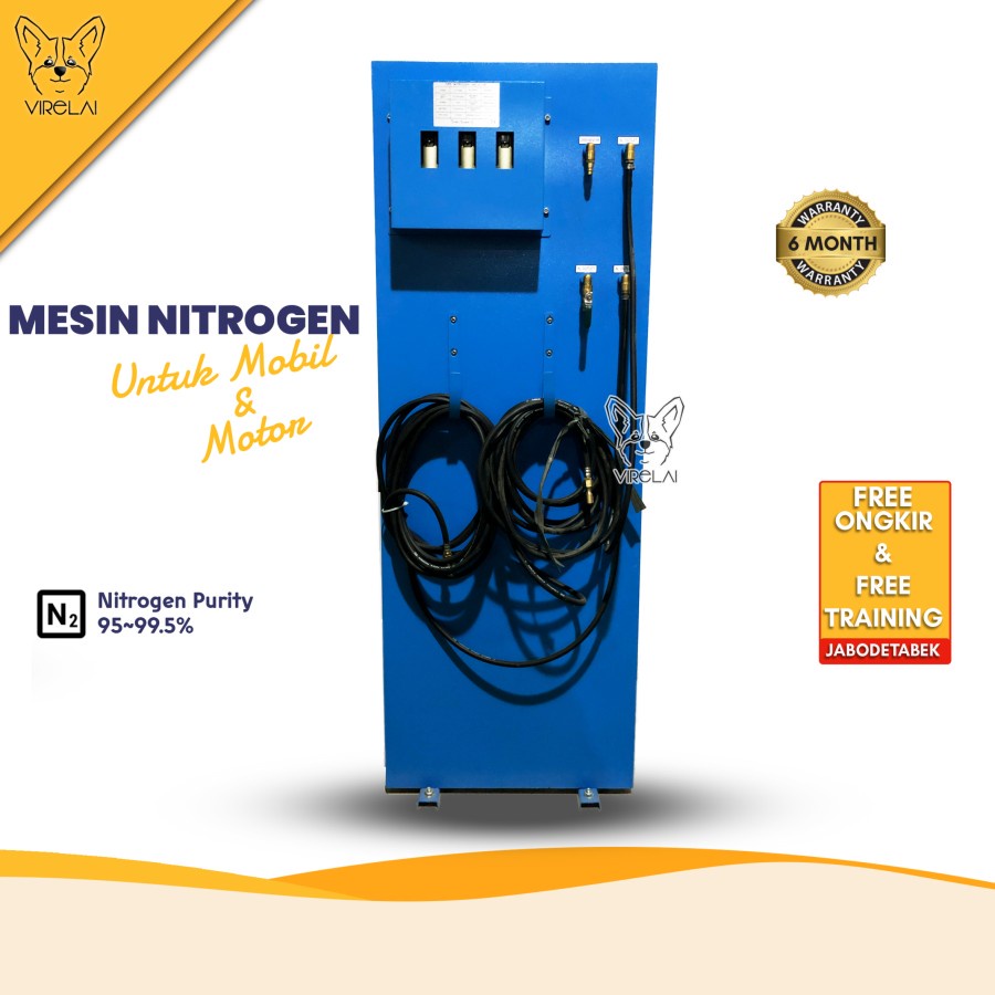 Mesin nitrogen (N2) besar untuk motor dan mobil 1 selang dan 2 selang.