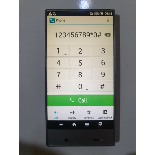 lcd sharp aquos 305sh ori copotan cabutan