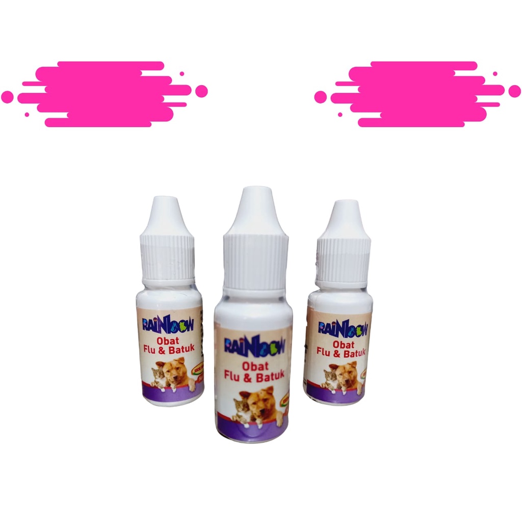 RAINBOW OBAT FLU &amp; BATUK KUCING 8 ML