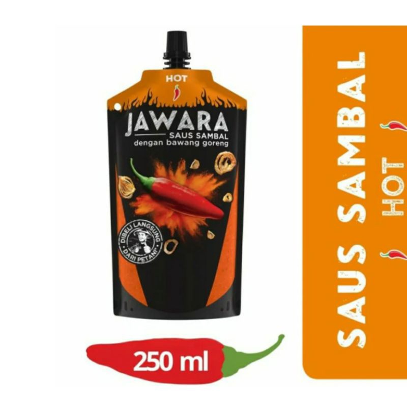 

Jawara Saus Sambal Dengan Bawang Goreng Hot 250 ml