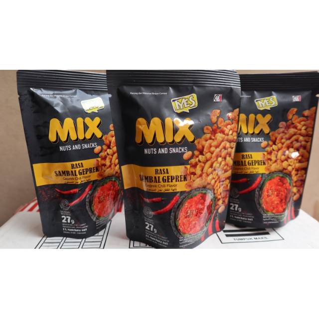 

IYES MIX ( KACANG SAMBAL GEPREK ) 27GR