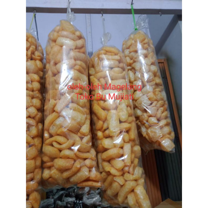 

Sekar_Shop07 Krecek/Rambak Sayur Kulit Sapi Bentuk Panjang/Krecek Gudeg 1/2Kg