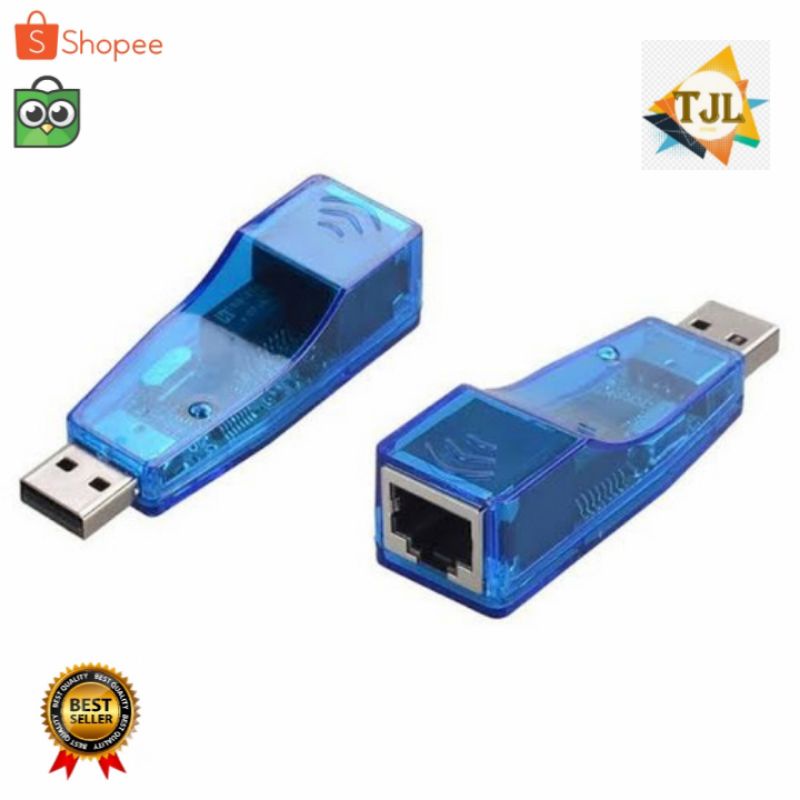 USB 2.0 TO LAN Biru/ USB LAN Adapter Converter Usb Ethernet ADAPTER BIRU 2.0 Lan USB RJ45