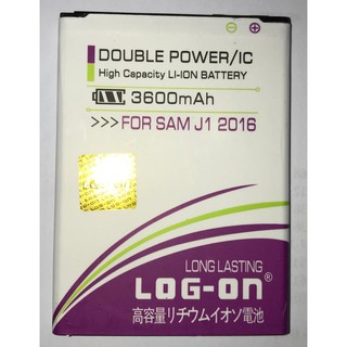 BATERAI SAMSUNG J1 2016 BATRE DOUBLE POWER BATTERY LOG-ON