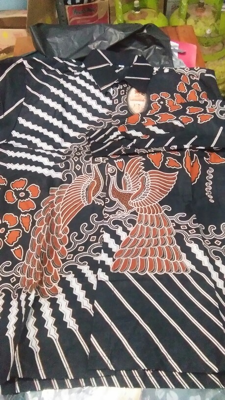 Bswart Batik Hrb026 Kenongo Hem Pendek Padi Pekalongan M L Xl Batik Pria Murah Modern Grosir