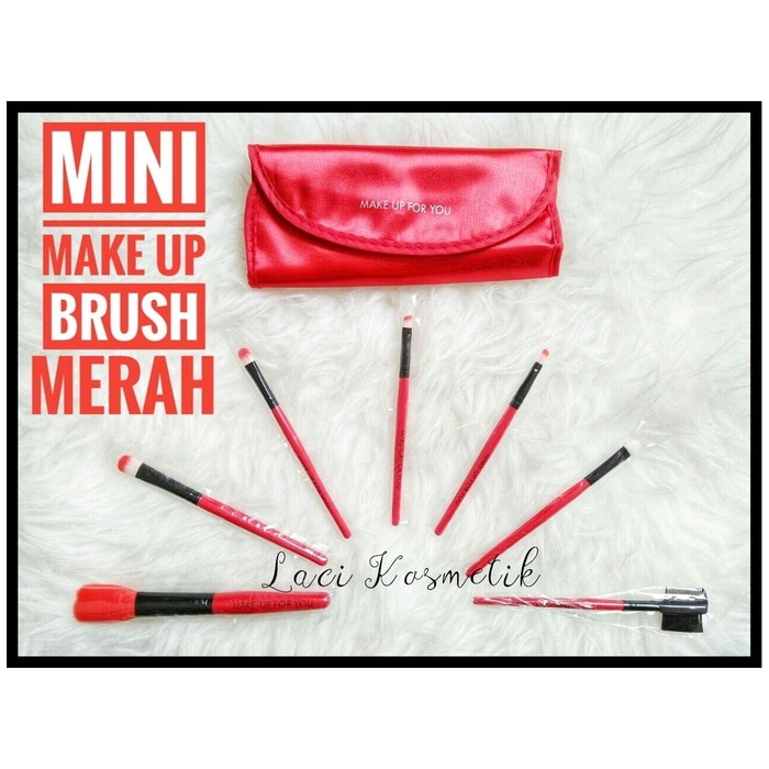 ✨LACIKOSME✨ [ Isi 7 Kuas ] Mini Make Up Brush 7 In 1