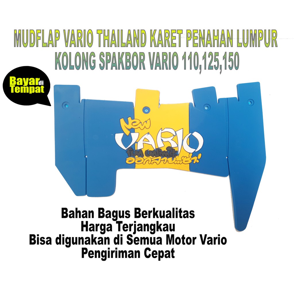 MUD FLAP NEW THAILOOKSTYLE MUDFLAP BEAT FI-ALL NEW HONDA VARIO-SCOOPY FI ESP-YAMAHA NMAX OLD