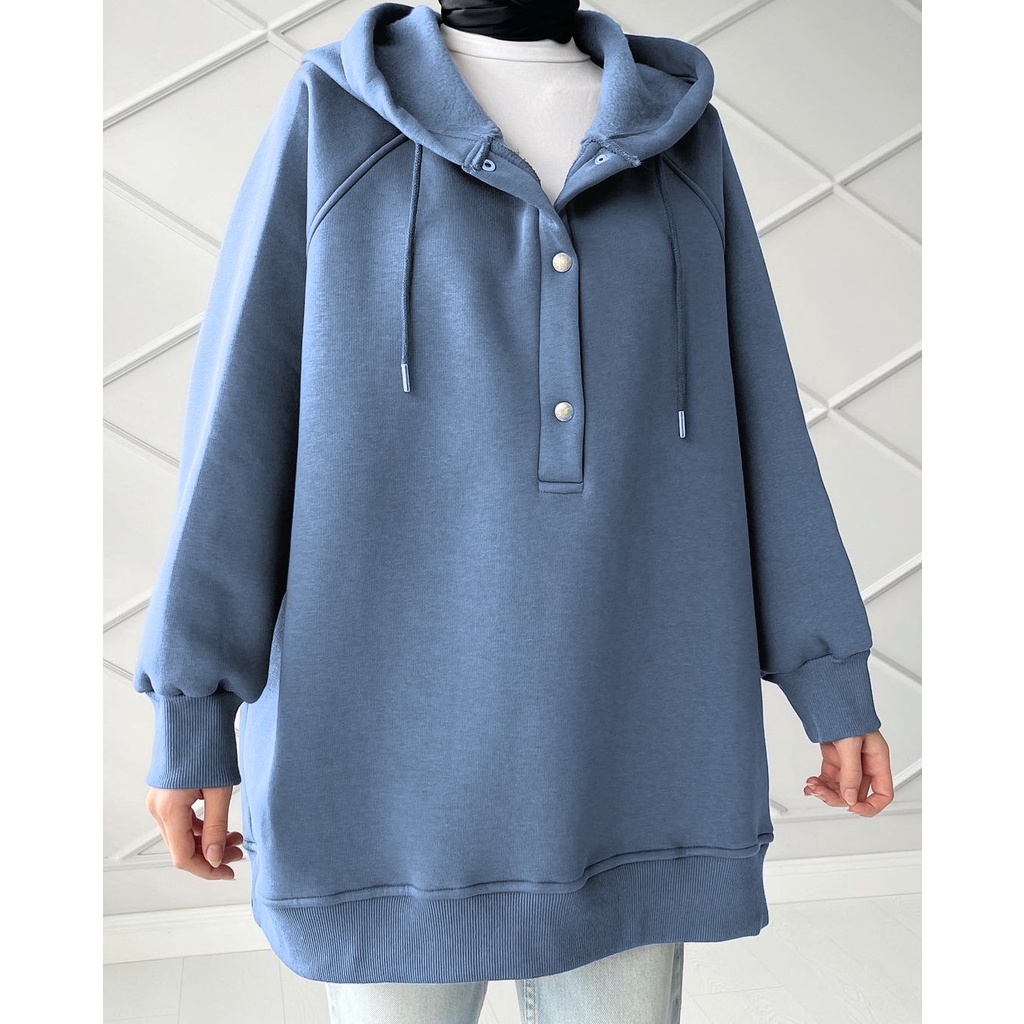 sweater hoodie wanita / plaket hoodie sweater oversize wanita / sweater wanita casual