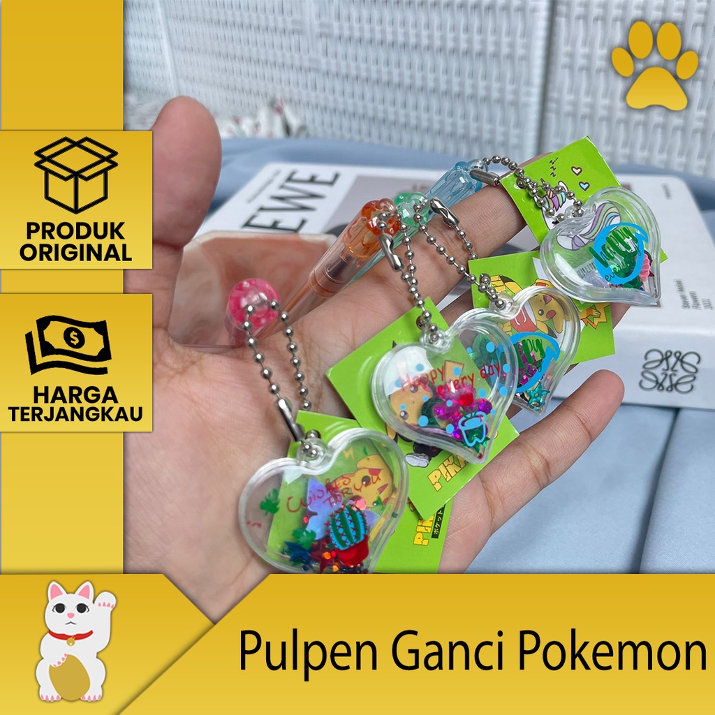 

[LuckyFortuna88] Pulpen Gantungan Buku Unicorn Pikachu Hati Pen Gantungan Buku Unicorn Pikachu Hati alat tulis kantor alat tulis sekolah lucu murah