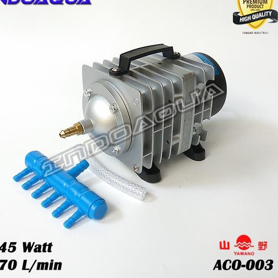Terlaris>>40 Aerator Yamano ACO 003 / Pompa Udara Kolam Ikan / Pompa Udara Bioflok Lele ,,,()=(),,,