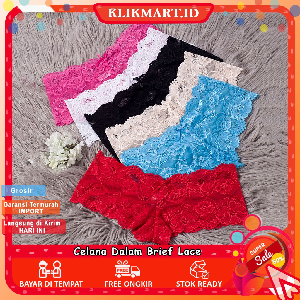 Km-154 Celana dalam Sexy Brief Lace / CD Brief Lace / CD sexy Impor Murah