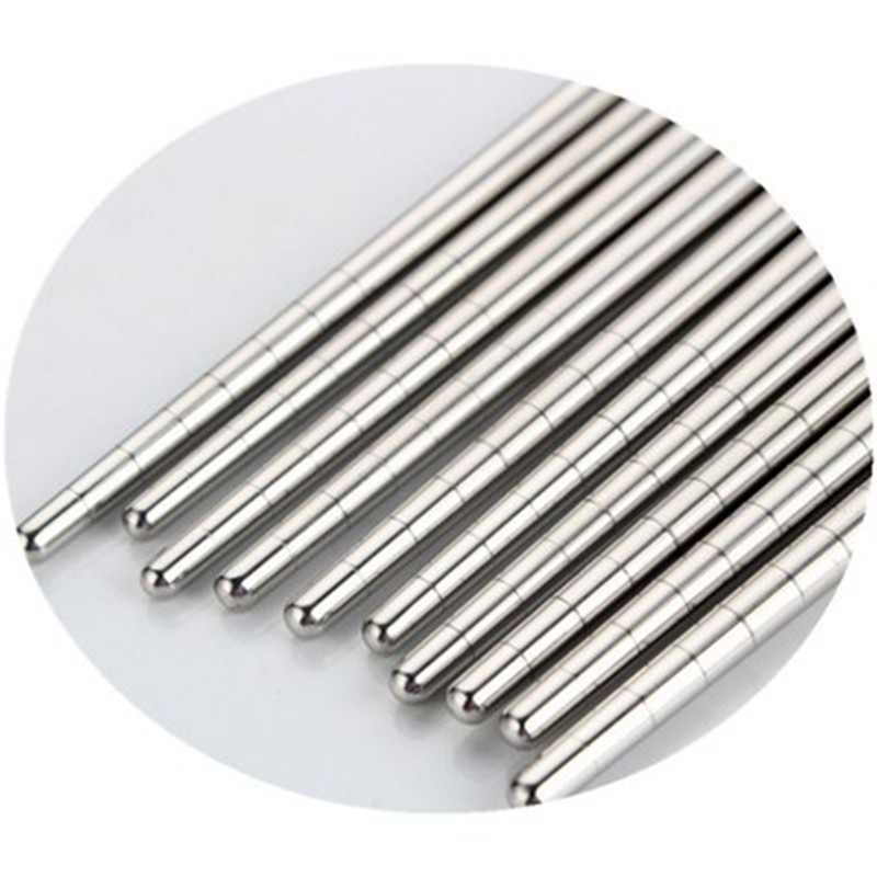 Chopsticks Stainless Tebal Sumpit Stainless 3 Pasang Motif Ulir Polos High Quality