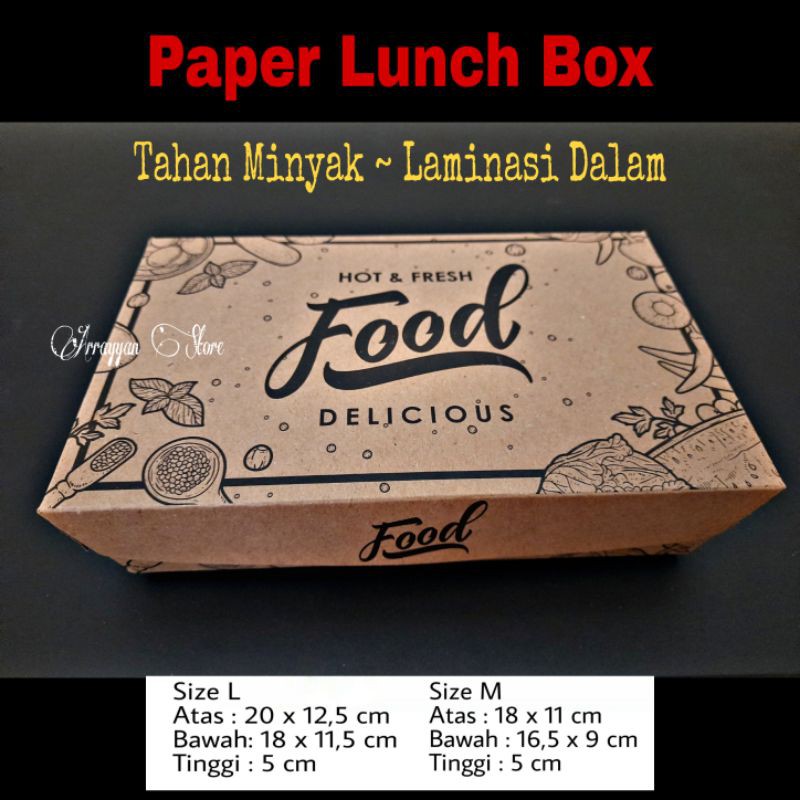 Lunch Box Paper Motif