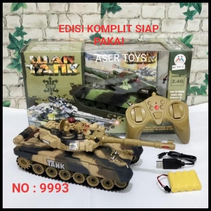 Remote Control Tank Baja Mainan RC WAR TANK