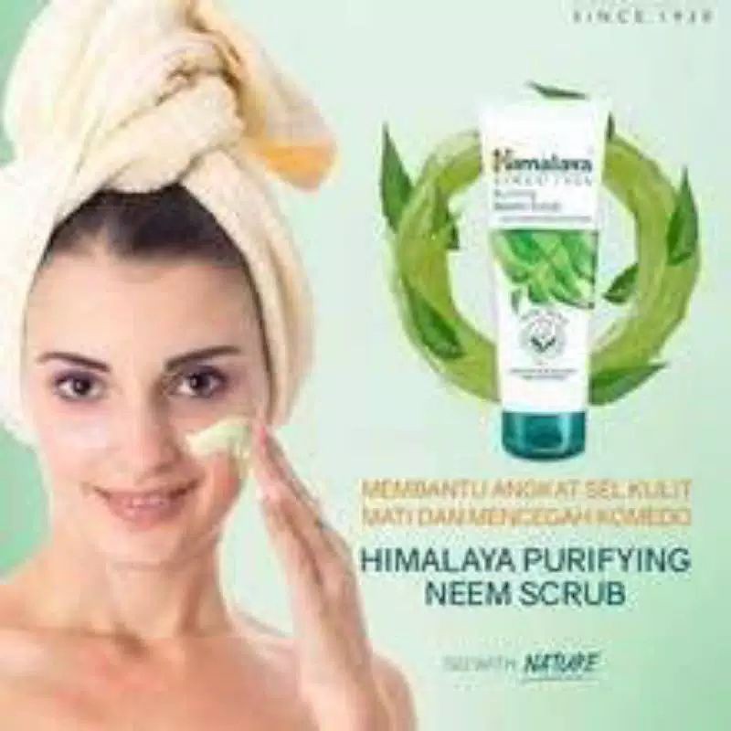 ✿ELYSABETHME✿ ᕼIᗰᗩᒪᗩYᗩ BUY 1 GET 1 himalaya neem face scrub scrubbing wajah angkat sel kulit mati untuk mengobati jerawat