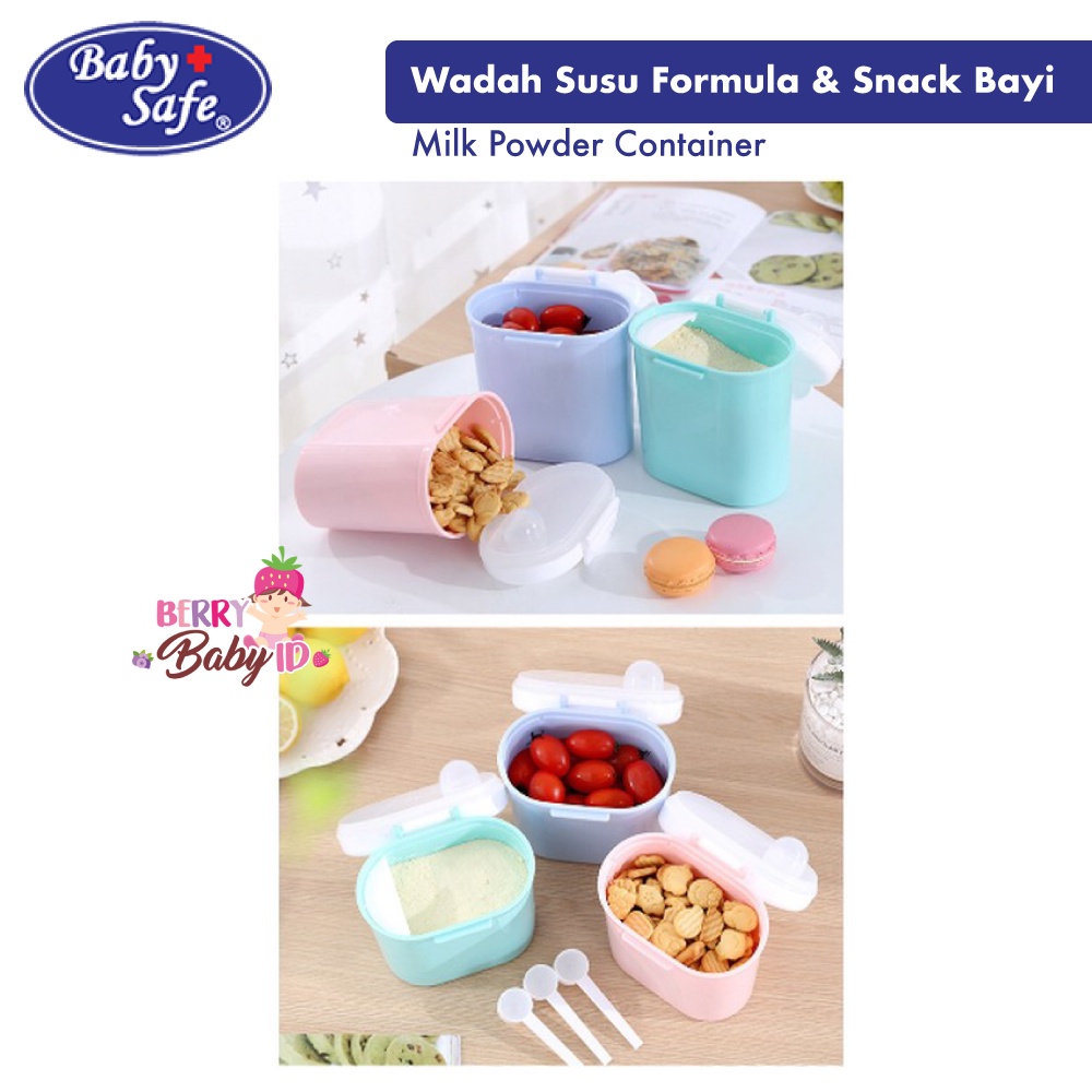 Baby Safe Milk Powder Container 800 ml Kontainer Susu Formula Snack Bayi BBS086 Berry Mart