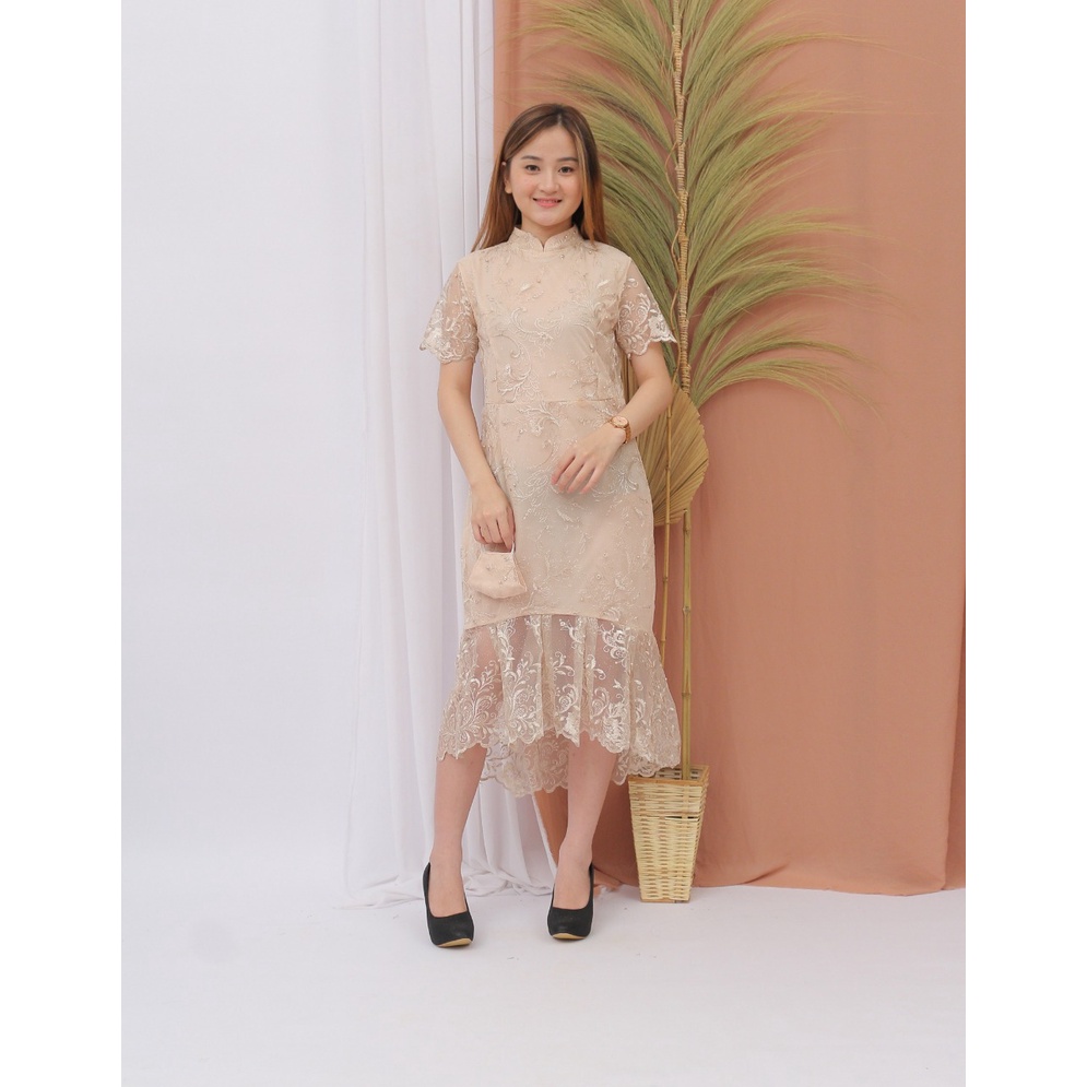 RED LOVE 136/(TERMURAH) /DRESS TILE MUTIARA TERBARU / DRESS FASHIEN TERBARU /BAJU DRESS PESTA TERBARU/DRESS KEUNDANGAN/TUNIK TILE TERBARU/ TUNIK PESTA