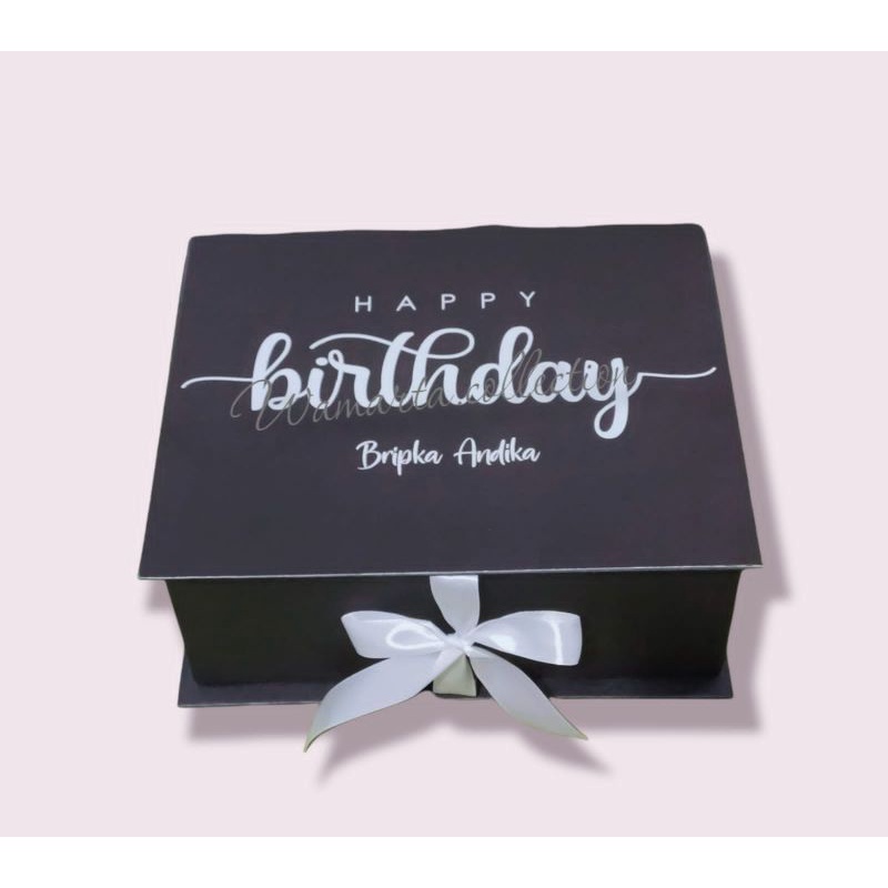 

Hard Box / Box Birthday / Gift Box / Box Custom 25×20×10