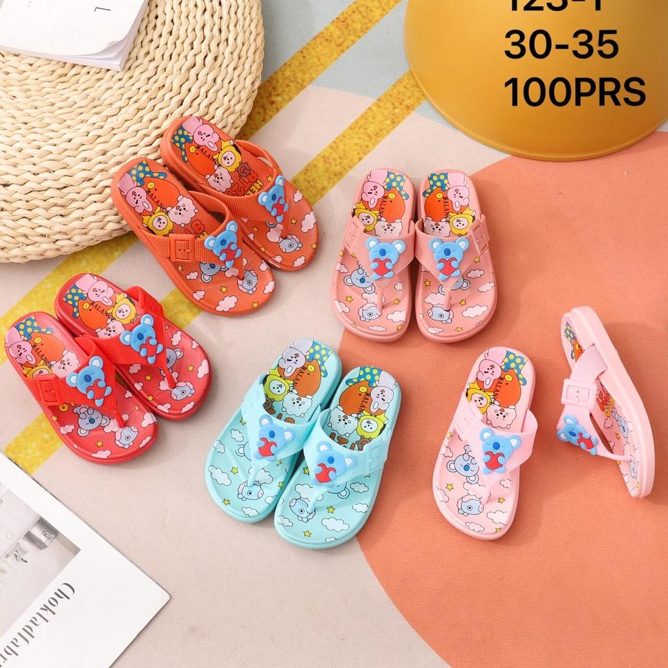{Guf31au22ᴸ} /SANDAL KARET ANAK BALANCE 123-1/SANDAL KARET ANAK IMPORT/SANDAL JELLY ANAK PEREMPUAN/S