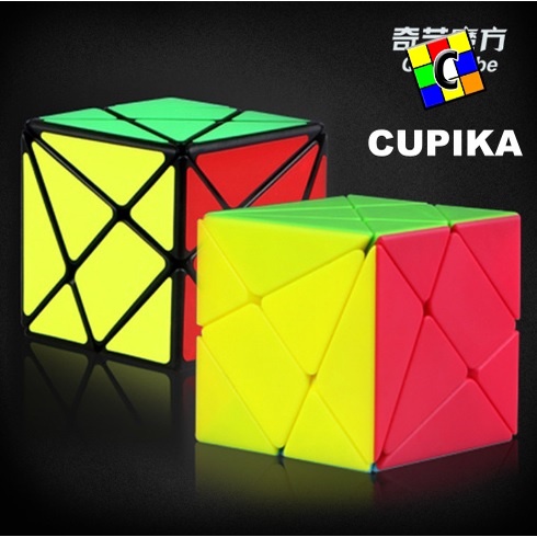 Rubik Axis QIYI 3x3 Vajra Fisher Speed Magic Cube BLACKBASE