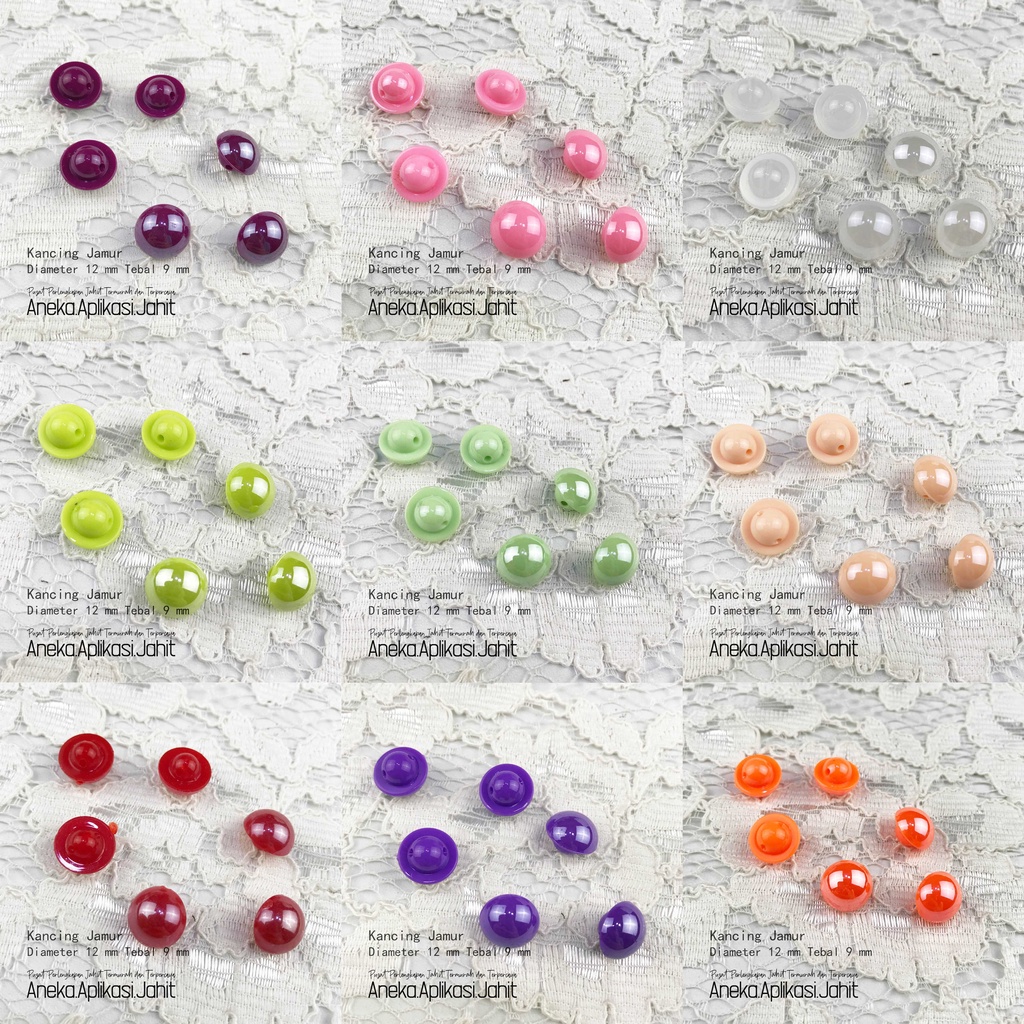 

[1/4] 100 BIJI KANCING JAMUR SUSU 1.2 CM
