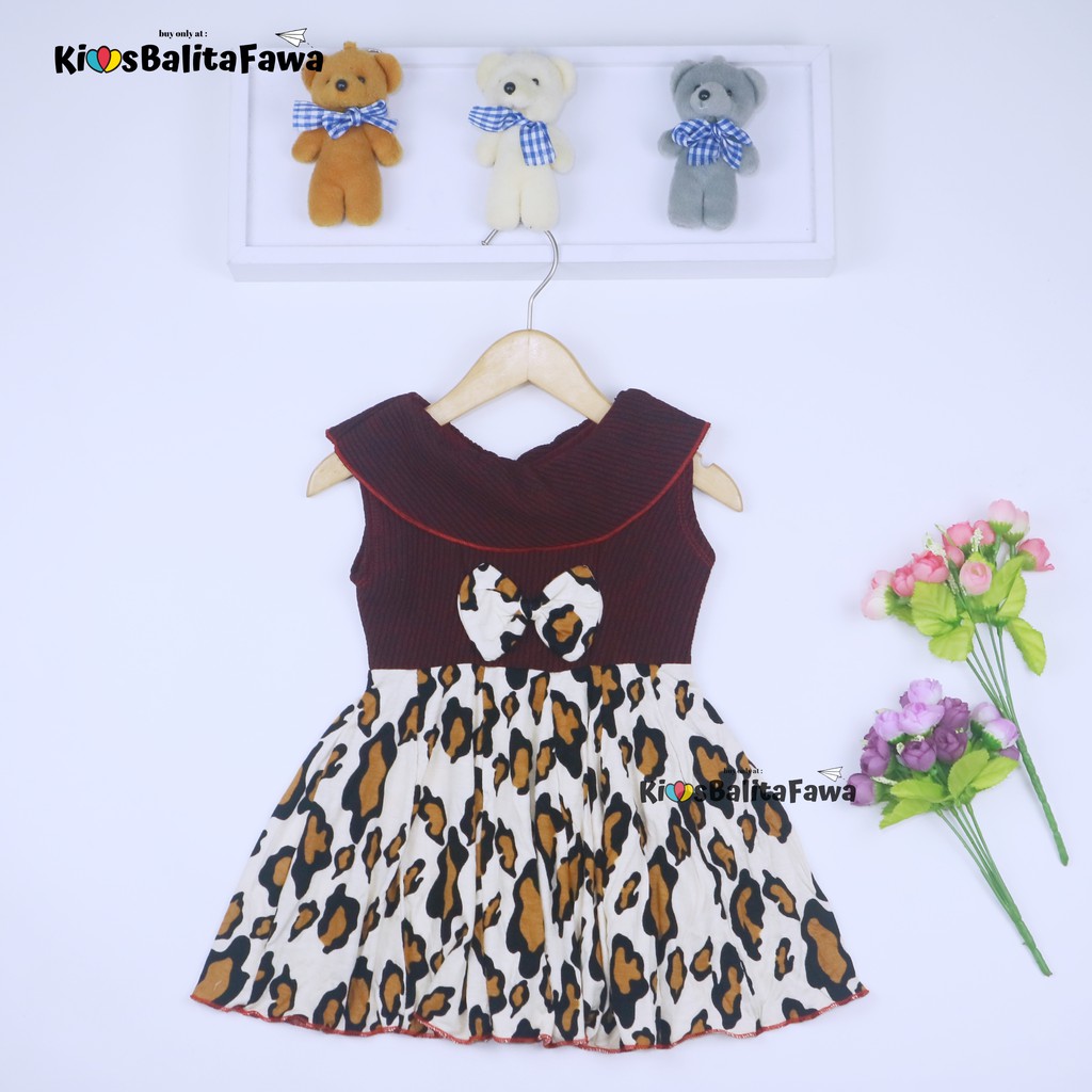 Dress Sheril uk Bayi 0-18 Bulan / Dres Yukensi Baby Pakaian Anak Perempuan Murah Baju Gaun