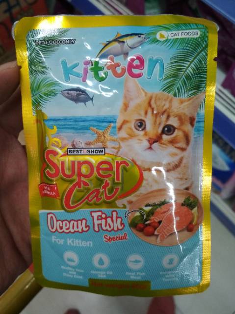 Makanan Kucing/ Cat Food Super Cat Kitten 85gr