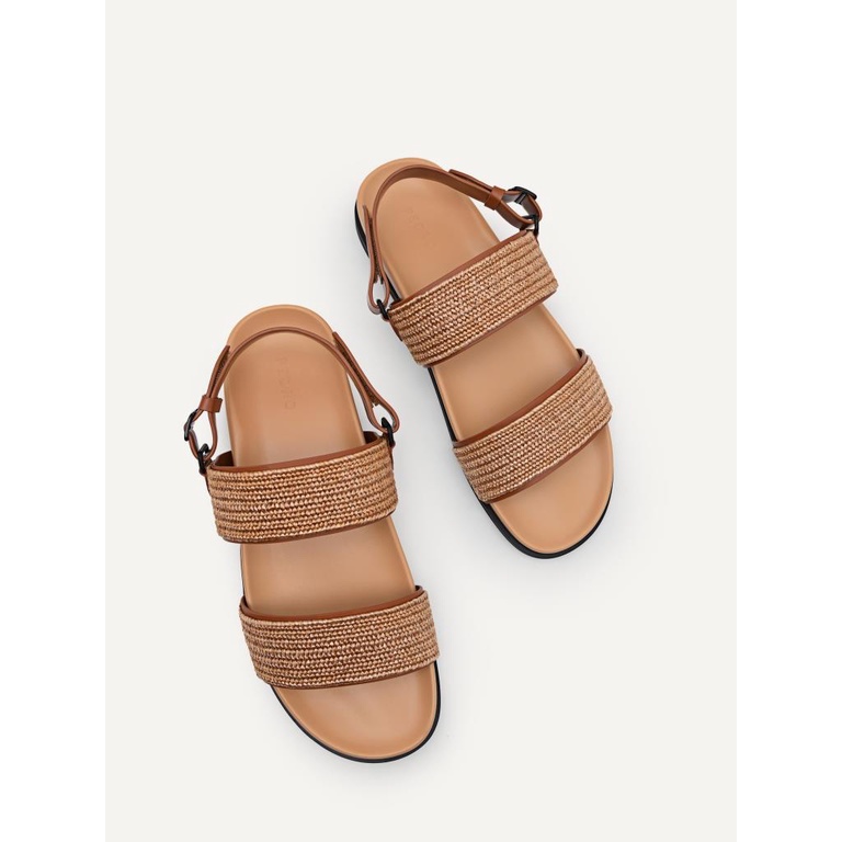 SANDAL SLIDE PEDRO PRIA ORIGINAL SLINGBACK CASUAL COKLAT PM140