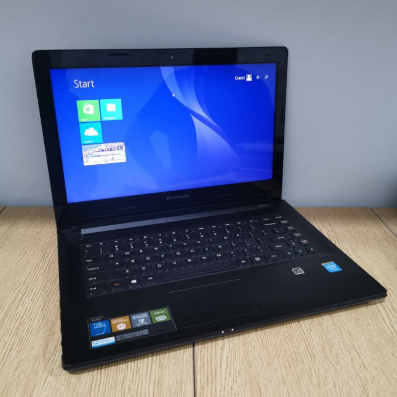 Laptop Lenovo G40 intel Celeron N2840 Ram 4GB HDD 500GB OS. Windows 10 Layar 14 inch Full Aplikasi Siap pakai Mulus