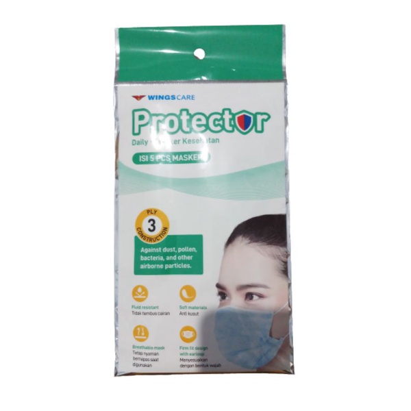 Protector Masker Hijab isi 5 pcs /centraltrenggalek