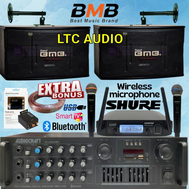 Paket Sound Karaoke BMB Set 10 Inch Original / Paket Sound System BMB ( BEST 4 )