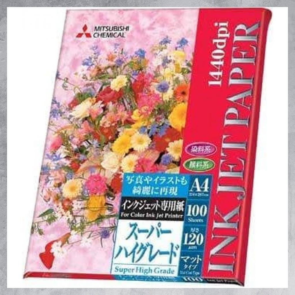 

KERTAS INKJET PAPER MITSUBISHI/SUBLIME PAPER/KERTAS SUBLIMASI