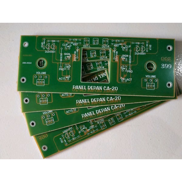 PCB Panel Depan Box CA Box Amplifier CA Box Power Amplifier CA