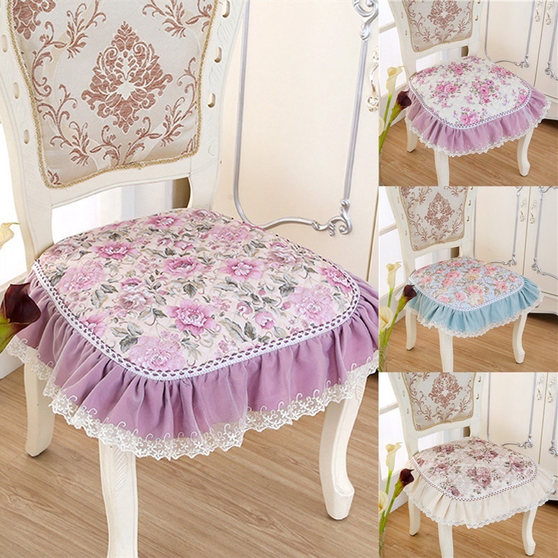 1Pc Bantalan Kursi Motif Print Bunga untuk Dekorasi Rumah 1Pc Bantalan Kursi Motif Print Bunga untuk Dekorasi Rumah