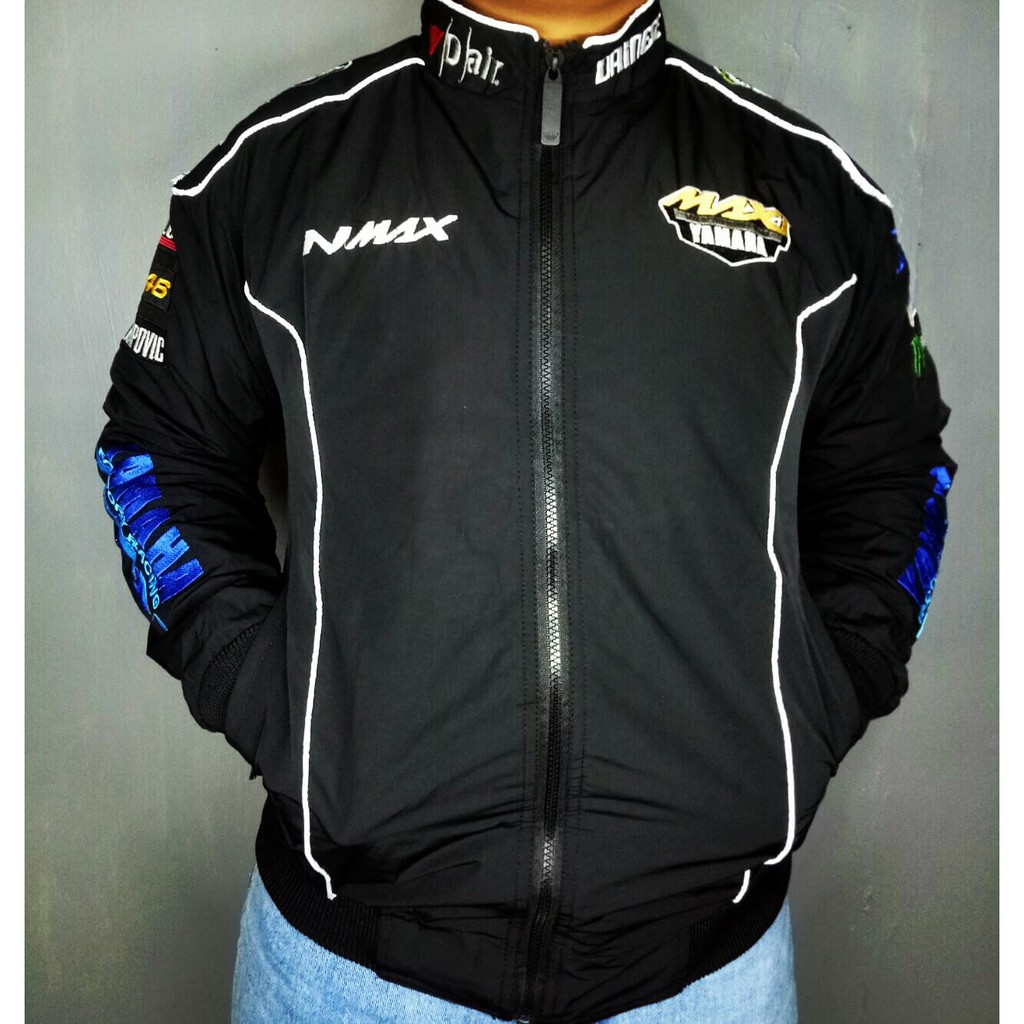 Jual jaket yamaha nmax full bordir /jaket harian/jaket motor/jaket pria