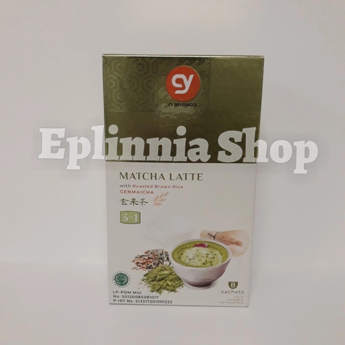 

Cy matcha latte Genmaicha 3in1 8's