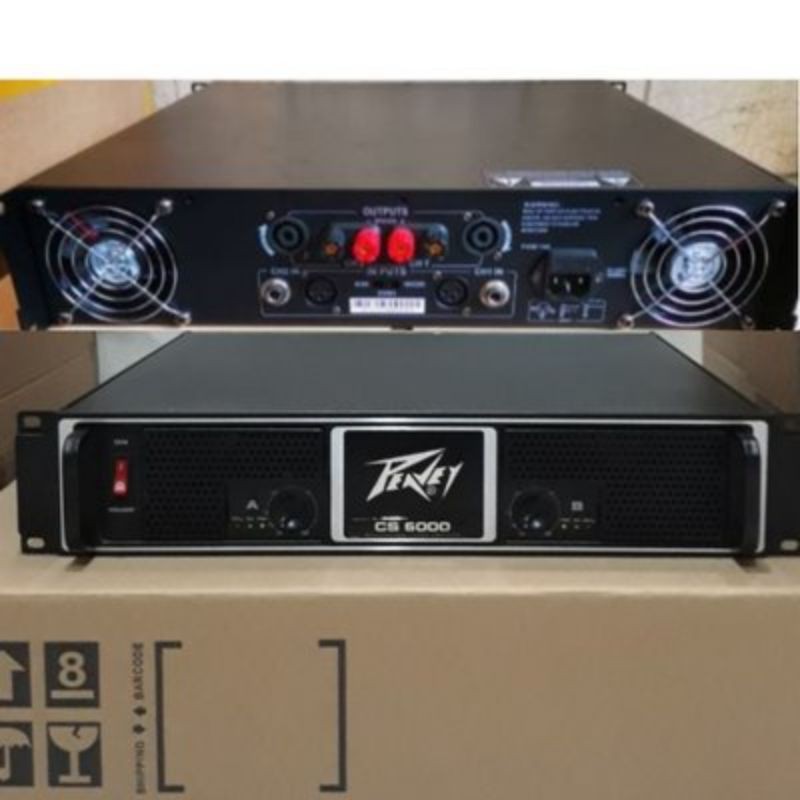 jual POWER PEAVEY CS-6000 AMPLI AMPLIFIER PEAVEY CS6000