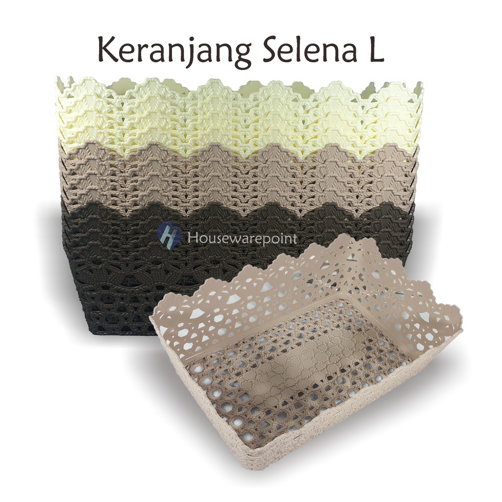 1 pcs Keranjang serbaguna/ Keranjang Souvenir / Keranjang hantaran Selena L (KERANJANG  SELENA HOMMY