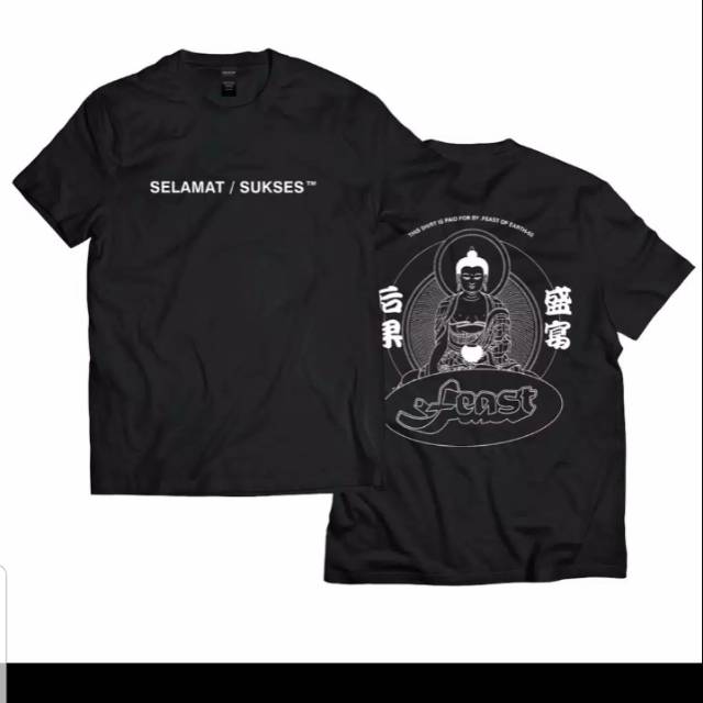 Kaos Feast sukses / kaos Selamat sukses