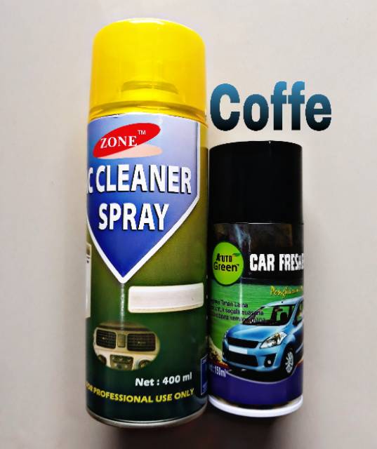 Paket AC Cleaner Spray plus Pengharum Ruangan &amp; Mobil Car Freshener