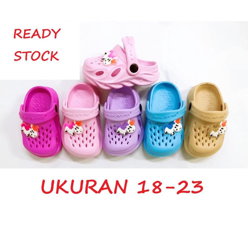 "Promo Hari Ini" YK-1008 Sandal baim anak karakter unicorn lucu unik dan murah size bayi dan balita